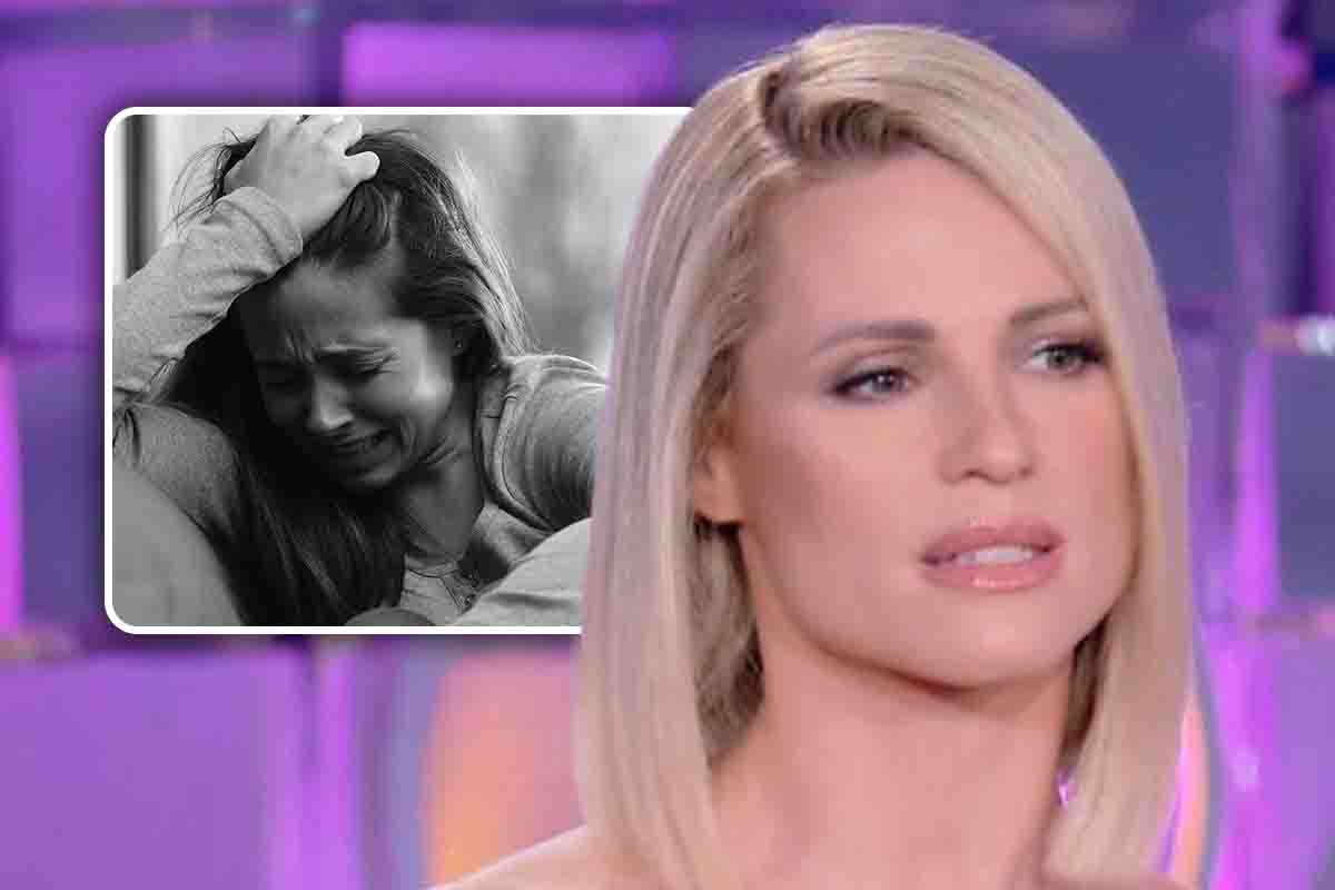 Il motivo delle lacrime di Michelle Hunziker